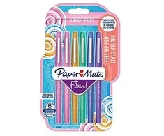 Tušinukų rinkinys piešimui PaperMate Flair Candy Pop 6 - 2028899