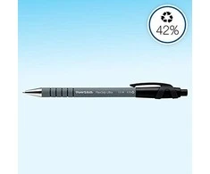 Papermate Paper Mate Flexgrip Ultra - Clip - Clip-on retractable ballpoint pen - Juodas - 12 pc(s) - Medium