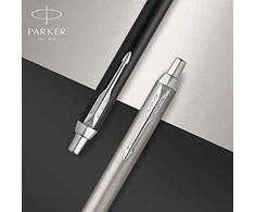 Automatinis tušinukas Parker IM Essential Stainless Steel CT Medium Mėlyna