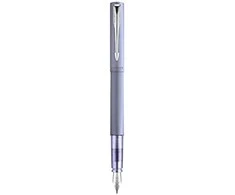 Parker Vector XL metalinis sidabrinis mėlynas CC rašiklis M