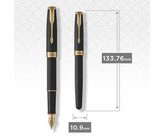 Plunksnakotis Parker Sonnetas Matte Juodas GT Medium