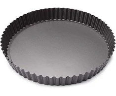 Patisse Quiche formos su laisvu apatiniu 28 cm plieno antracitu