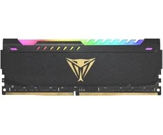 Operatyvioji atmintis RAM PATRIOT Viper Steel RGB DDR4 32GB 2x16GB 3600MHz w/ Juodas heatshield Dual Kit