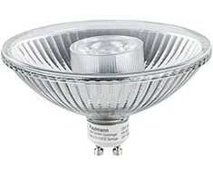 Paulmann LED QPAR111 6.5W GU10 425lm 2700K 24 laipsniai. melas
