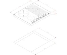 Kaitlentė Teka IZF 64440 BK MSP šildymo plokštė