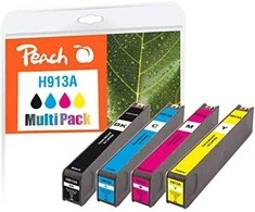 Peach Peach PI300-744 nabój su tuszem 4 vnt. Zamiennik Juodas, Cyjan, Purpurowy, Geltonas