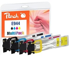 Peach Peach PI200-786 rašalo kasetė, 4 vnt. Pakaitinė juoda, žydra, rausvai raudona, geltona