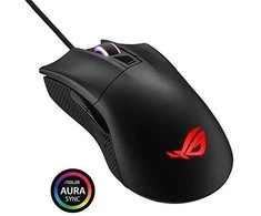 Optinė laidinė pelė Asus ROG Gladius II Core, 6 200-dpi/Omron switches with 50-million-click durability/lightweight - 92,5 g/Aura Sync