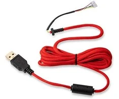Glorious Pelės kabelis Ascended Cable V2 - Crimson Red