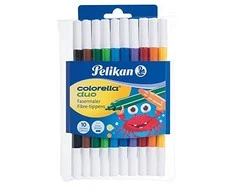 Pelikan Colourella DUO 10 vnt., dvišalės vėliavos (973172)