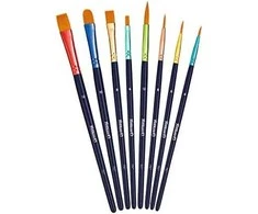 Pelikan Sintetinių teptukų rinkinys 8vnt