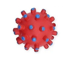 Pet Nova PETNOVA žaislas cypiantis spygliuotas kamuolys 11cm 2vnt