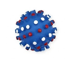 Pet Nova PETNOVA žaislas cypiantis spygliuotas kamuolys 8.5cm 2vnt