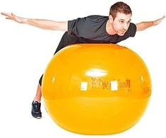 Pezzi Italija Gimnastikos Kamuolys Original PEZZI Physioball 105cm Geltonas