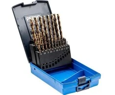 Grąžtas 19 dalių metalo grąžtų rinkinys PFERD DIN338 HSSE N 1-10 Inox