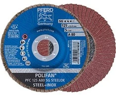 Šlifavimo diskas PFERD PFC125 A SG 80