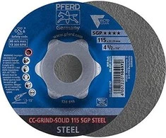 Pferd Šlifavimo diskas CC-Grind-Solid 125 SGP Steel Delta