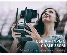PGYTECH USB A - C tipo kabelis 35 cm