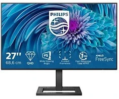 Monitorius Philips 275E2FAE/00 27", Juodos spalvos