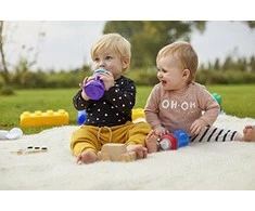 Philips AVENT puodelis minkštu, kramtymui atspariu snapeliu, 300 ml, violetinis
