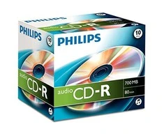 1x10 Philips CD-R 80 min. garso JC