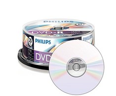 1x25 Philips DVD-R 4,7GB 16x SP
