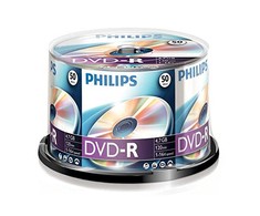 1x50 Philips DVD-R 4,7GB 16x SP