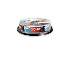 1x10 Philips DVD+RW 4,7GB 4x SP