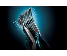 „Philips“ serijos 9000 plaukų kirpimo mašinėlė HC9450/15, titano peiliukai, 400 ilgio nustatymų, 120 min. veikia be laido / 1 val. įkrovimas