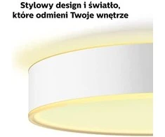 Philips Hue Enrave L lubinis šviestuvas baltas | 33,5 W | Baltas Ambiance 2200-6500 | Bluetooth