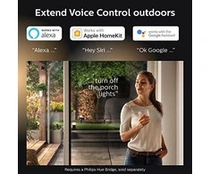 Philips Hue Baltos šviesos sieninis lauko šviestuvas Lucca