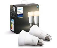 Philips Hue Dviejų E27 lempučių komplektas (Baltos šviesos)