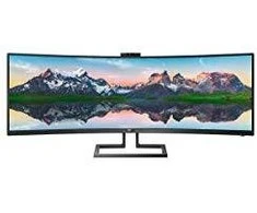 Monitorius Philips 499P9H/00 48,8" (124 cm), Juodos spalvos