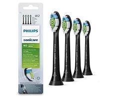 4 dalių šepetėlių galvučių pakuotė Philips Sonicare Optimal White HX6064/11, Juodos