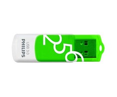 USB atmintinė Philips USB 3.0 256GB Vivid Edition Spring Žalias