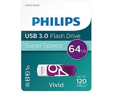 STICK Philips USB 3.0 64GB Vivid Edition Magic Violetinė