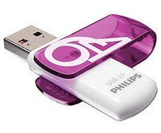 STICK Philips USB 3.0 64GB Vivid Edition Magic Violetinė