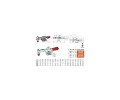 Piher Horizontalus svirtinis spaustuvas M4, 7,4mm, max 380N