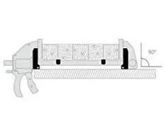 Greitos fiksacijos spaustuvas Piher Maxi Quick 9,4x30cm, maks. 300kg