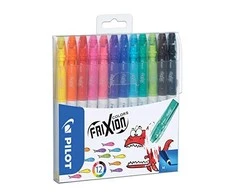 Pilot Pen Trinami flomasteriai Pultas FRIXION COLORS, 12 spalvų
