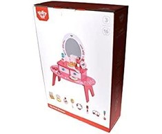Tooky Toys Medinis kosmetinis staliukas rožinis TOOKY TOY