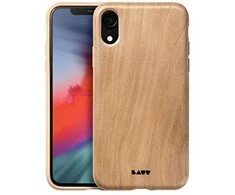 Laut PINNACLE – iPhone XR dėklas su natūralia mediena (Cherry Wood)