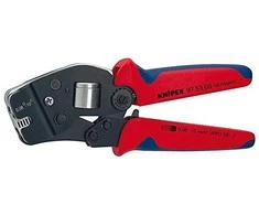 Laidų antgalių užspaudimo replės 0.08-10mm², 4-kant, Knipex