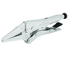 Replės fiksuojamos ilgu snapu tiesiomis žiaunomis 230mm T Truper®