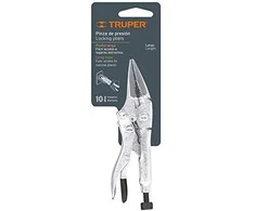 Replės fiksuojamos ilgu snapu tiesiomis žiaunomis 150mm Truper®