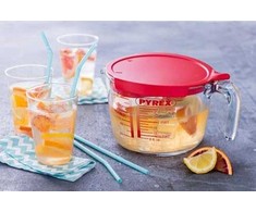Matavimo indas su plastikiniu dangteliu 1 l PYREX