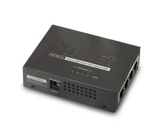 Planet 4 prievadų 802.3 ir 30 W didelės galios per Ethernet purkštuko šakotuvas – 120 W išorinis maitinimo adapteris