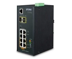 Šakotuvas PLANET IGS-4215-4P4T2S tinklo jungtys Valdomas L2/L4 gigabito Ethernet (10/100/1000) Palaiko PoE Mėlyna, balta