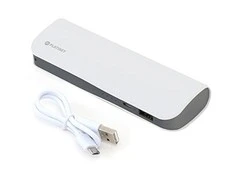 Odinės apdailos išorinė baterija PowerBank Platinet 7200mAh PMPB72LW su microUSB laidu