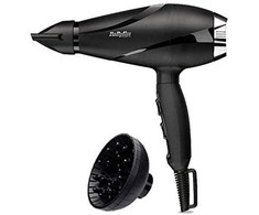 BABYLISS Plaukų džiovintuvas 6713DE 2200 W, Number of temperature settings 2, Ionic function, Diffuser nozzle, Juodas